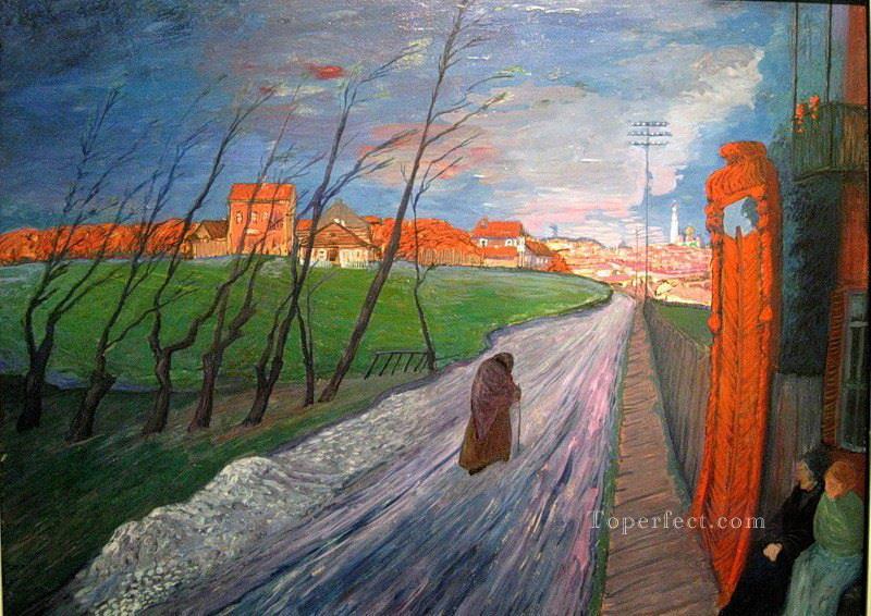 windy Marianne von Werefkin Expressionism Oil Paintings